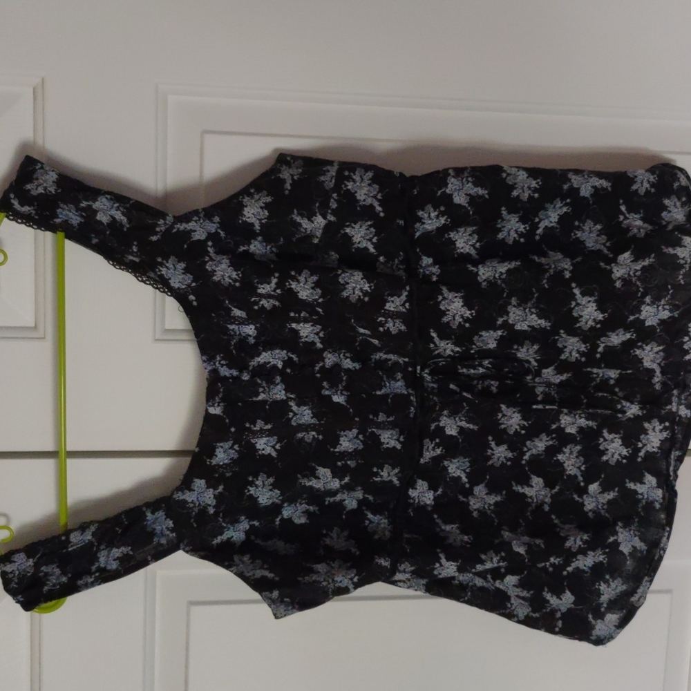 Baby doll style tank black
